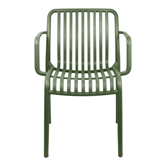 Πολυθρόνα Zoi  pp σε σκούρο πράσινο απόχρωση 55.5x57.5x79εκ