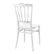Καρέκλα Napoleon  pp λευκή 38,5x46,5x89εκ