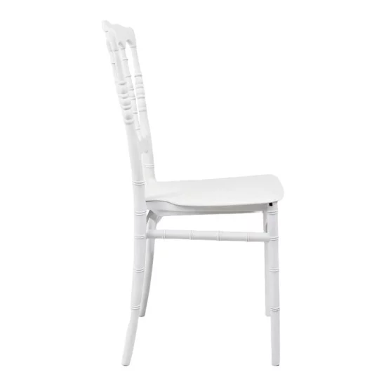 Καρέκλα Napoleon  pp λευκή 38,5x46,5x89εκ