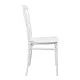 Καρέκλα Napoleon  pp λευκή 38,5x46,5x89εκ
