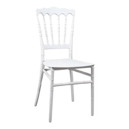 Καρέκλα Napoleon  pp λευκή 38,5x46,5x89εκ