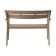 Παγκάκι διθέσιο Cadrin  cappuccino PP 117x60x83εκ
