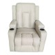 Πολυθρόνα relax με μηχανισμό massage Gessel  μπεζ ύφασμα 80x90x98εκ