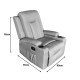 Πολυθρόνα relax με μηχανισμό massage Gessel  μπεζ ύφασμα 80x90x98εκ