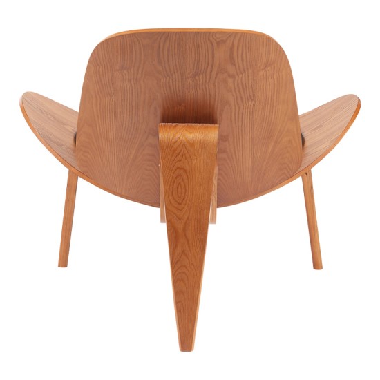 Πολυθρόνα Vilma PU μαύρο- plywood καρυδί 90x76.5x74.5εκ Πολυθρόνα Vilma PU μαύρο- plywood καρυδί 90x76.5x74.5εκ