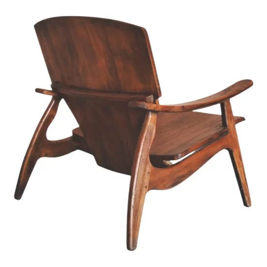 Πολυθρόνα Brazin καρυδί teak ξύλο 72x71x77εκ Πολυθρόνα Brazin καρυδί teak ξύλο 72x71x77εκ