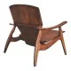 Πολυθρόνα Brazin καρυδί teak ξύλο 72x71x77εκ Πολυθρόνα Brazin καρυδί teak ξύλο 72x71x77εκ