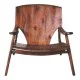 Πολυθρόνα Brazin καρυδί teak ξύλο 72x71x77εκ Πολυθρόνα Brazin καρυδί teak ξύλο 72x71x77εκ