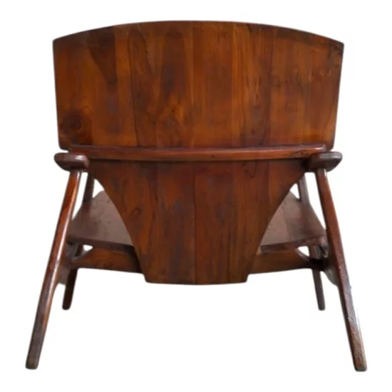 Πολυθρόνα Brazin καρυδί teak ξύλο 72x71x77εκ Πολυθρόνα Brazin καρυδί teak ξύλο 72x71x77εκ