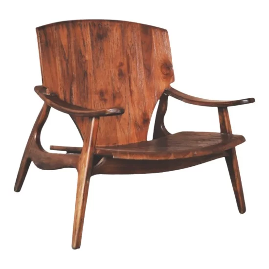 Πολυθρόνα Brazin καρυδί teak ξύλο 72x71x77εκ Πολυθρόνα Brazin καρυδί teak ξύλο 72x71x77εκ