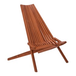 Πολυθρόνα Phoenox  πτυσσόμενη φυσικό teak ξύλο 65x90x87εκ Πολυθρόνα Phoenox  πτυσσόμενη φυσικό teak ξύλο 65x90x87εκ