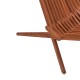 Πολυθρόνα Phoenox  πτυσσόμενη φυσικό teak ξύλο 65x90x87εκ Πολυθρόνα Phoenox  πτυσσόμενη φυσικό teak ξύλο 65x90x87εκ