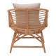 Πολυθρόνα Caxen φυσικό rattan-λευκό μαξιλάρι 72x63x75εκ Πολυθρόνα Caxen φυσικό rattan-λευκό μαξιλάρι 72x63x75εκ