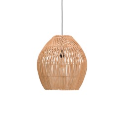 Φωτιστικό οροφής Irden Inart rattan σε φυσική απόχρωση Φ50x40εκ Φωτιστικό οροφής Irden Inart rattan σε φυσική απόχρωση Φ50x40εκ