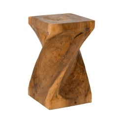Σκαμπό Cruz  suar ξύλο σε φυσική απόχρωση 35x35x60εκ