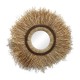 Καθρέπτης Tabrane Inart sisal σε φυσικό χρώμα Φ110x4εκ Καθρέπτης Tabrane Inart sisal σε φυσικό χρώμα Φ110x4εκ