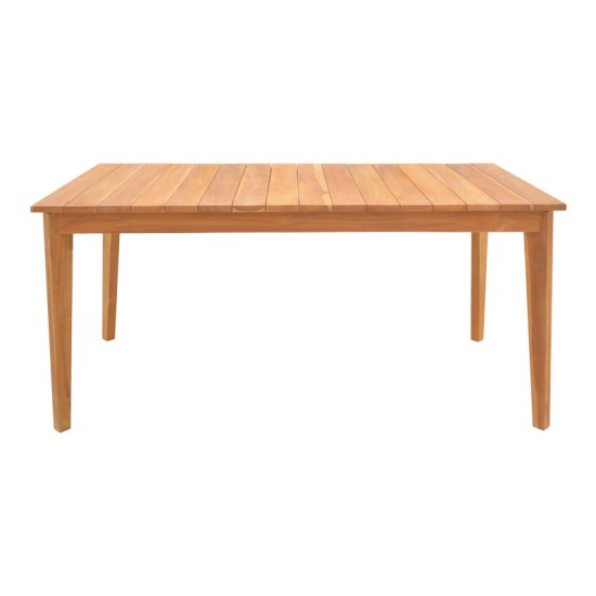 Τραπέζι Ory teak ξύλο σε φυσική απόχρωση 160x80x75εκ Τραπέζι Ory teak ξύλο σε φυσική απόχρωση 160x80x75εκ