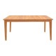 Τραπέζι Ory teak ξύλο σε φυσική απόχρωση 160x80x75εκ Τραπέζι Ory teak ξύλο σε φυσική απόχρωση 160x80x75εκ