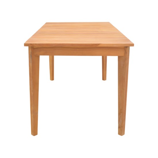 Τραπέζι Ory teak ξύλο σε φυσική απόχρωση 160x80x75εκ Τραπέζι Ory teak ξύλο σε φυσική απόχρωση 160x80x75εκ
