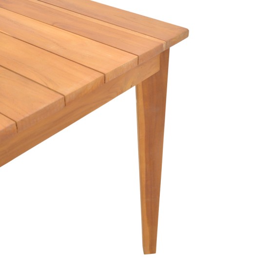 Τραπέζι Ory teak ξύλο σε φυσική απόχρωση 160x80x75εκ Τραπέζι Ory teak ξύλο σε φυσική απόχρωση 160x80x75εκ