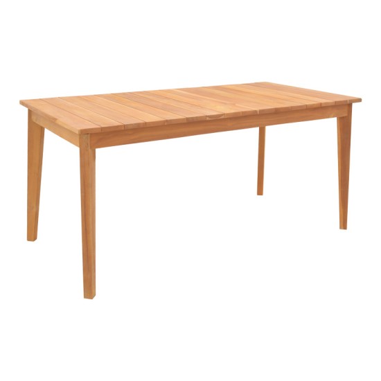 Τραπέζι Ory teak ξύλο σε φυσική απόχρωση 160x80x75εκ Τραπέζι Ory teak ξύλο σε φυσική απόχρωση 160x80x75εκ