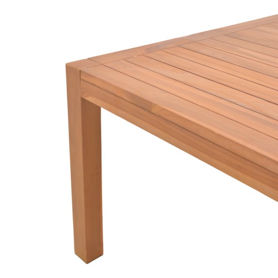 Τραπέζι Vocaly teak ξύλο σε φυσική απόχρωση 200x100x75εκ Τραπέζι Vocaly teak ξύλο σε φυσική απόχρωση 200x100x75εκ