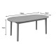 Τραπέζι Skyl teak ξύλο σε φυσική απόχρωση 190x90x75εκ Τραπέζι Skyl teak ξύλο σε φυσική απόχρωση 190x90x75εκ