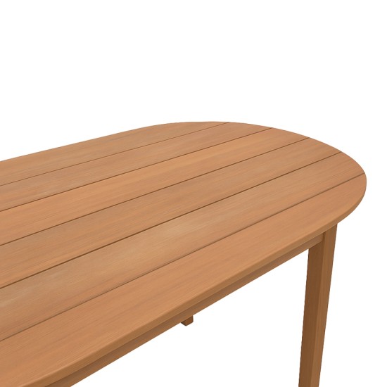 Τραπέζι Skyl teak ξύλο σε φυσική απόχρωση 190x90x75εκ Τραπέζι Skyl teak ξύλο σε φυσική απόχρωση 190x90x75εκ