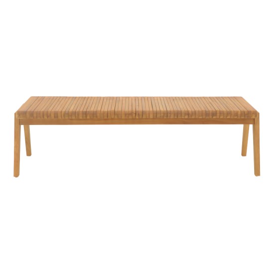 Παγκάκι Jey  teak ξύλο σε φυσική απόχρωση 150x45x40εκ