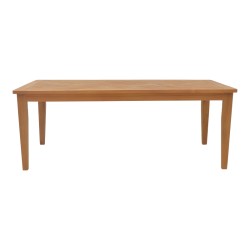 Τραπέζι Mady  teak ξύλο σε φυσική απόχρωση 200x100x75εκ