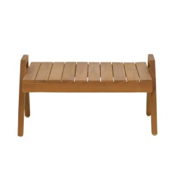 Τραπέζι Kally  teak ξύλο σε φυσική απόχρωση 60x50x34εκ