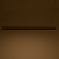 Φωτιστικό οροφής Rafmole  Led λευκό μέταλλο-ξύλο 120x7.5εκ