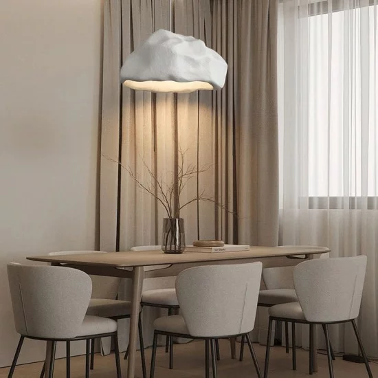 Φωτιστικό οροφής led Gkery  E27 ps λευκό Φ52x30εκ