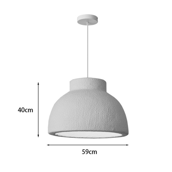 Φωτιστικό οροφής Jenila  E27 ps λευκό Φ59x40εκ