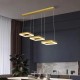 Φωτιστικό οροφής τρίφωτο Benor  led μέταλλο χρυσό 70x20x15εκ