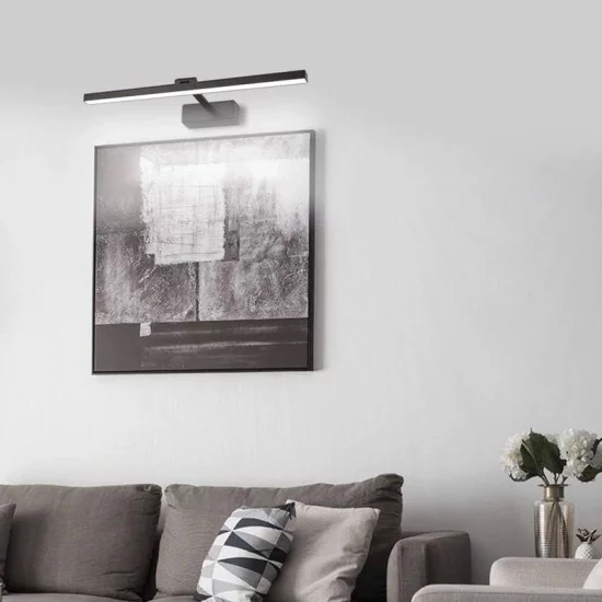 Φωτιστικό τοίχου-απλίκα Debiwen  led μέταλλο μαύρο 60x10x6εκ