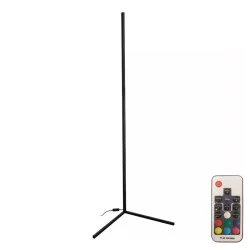 Φωτιστικό δαπέδου Nanek  led μέταλλο μαύρο 30x30x120εκ