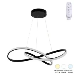 Φωτιστικό οροφής Artisun  led μέταλλο μαύρο Φ56x100εκ