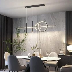 Φωτιστικό οροφής Neron  led μαύρο μεταλλικό 100x25x26εκ