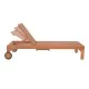 Ξαπλώστρα Sunnie meranti ξύλο σε φυσική απόχρωση 200x65x35εκ Ξαπλώστρα Sunnie meranti ξύλο σε φυσική απόχρωση 200x65x35εκ