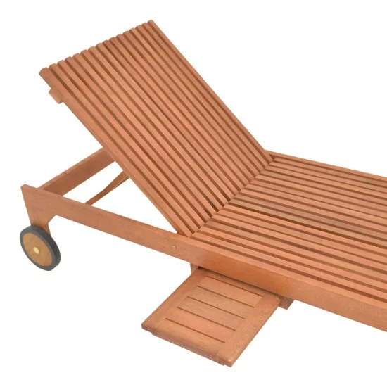 Ξαπλώστρα Sunnie meranti ξύλο σε φυσική απόχρωση 200x65x35εκ Ξαπλώστρα Sunnie meranti ξύλο σε φυσική απόχρωση 200x65x35εκ