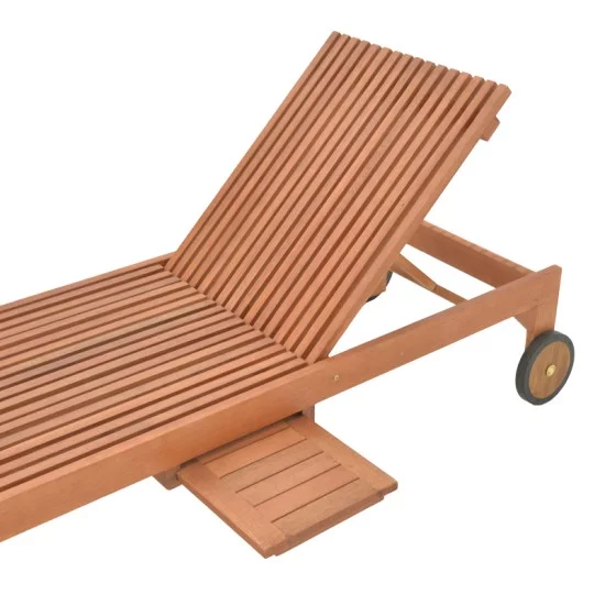 Ξαπλώστρα Sunnie meranti ξύλο σε φυσική απόχρωση 200x65x35εκ Ξαπλώστρα Sunnie meranti ξύλο σε φυσική απόχρωση 200x65x35εκ