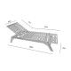 Ξαπλώστρα Melop teak ξύλο σε φυσική απόχρωση 200x70x35εκ Ξαπλώστρα Melop teak ξύλο σε φυσική απόχρωση 200x70x35εκ