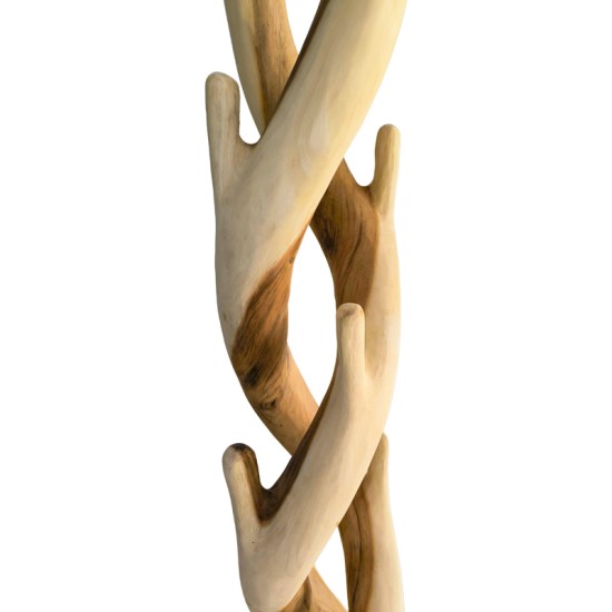 Καλόγερος Joint  suar ξύλο σε φυσική απόχρωση 30x30x200εκ