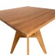Τραπέζι Cadrada  teak ξύλο σε φυσική απόχρωση 70x70x76εκ