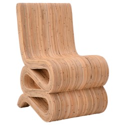 Καρέκλα Favorsy  rattan σε φυσική απόχρωση 65x52x90εκ