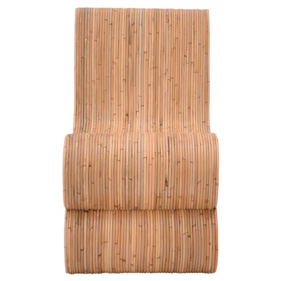 Καρέκλα Favorsy  rattan pe σε φυσική απόχρωση 65x52x90εκ