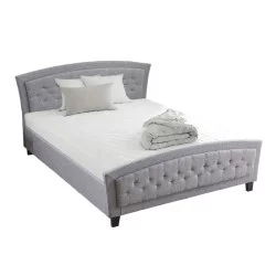 Κρεβάτι Camaro  ύφασμα σε γκρι απόχρωση160x200εκ