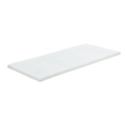 Ανώστρωμα Casmeriane  λευκό ύφασμα-memory foam 90x190x5εκ