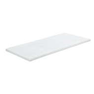 Ανώστρωμα Casmeriane  roll pack λευκό ύφασμα-memory foam 100x200x5εκ